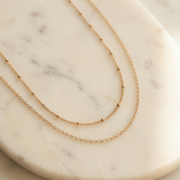 Layered Necklace Set (2 pieces)