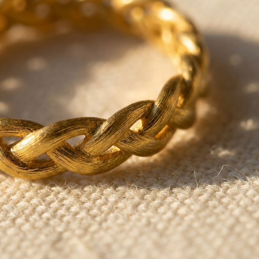 Maeve braided ring