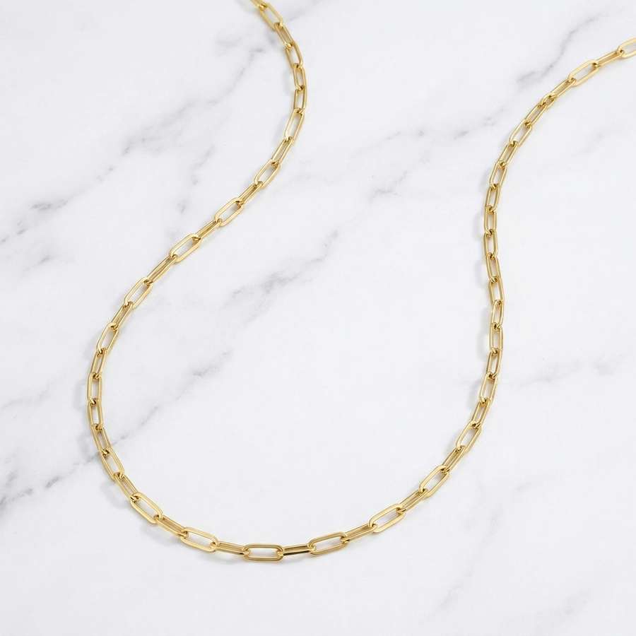Mara paperclip necklace
