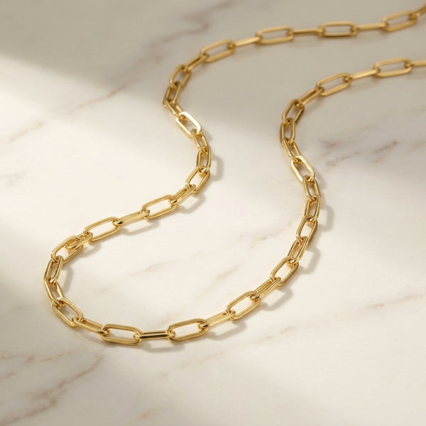 Mara paperclip necklace
