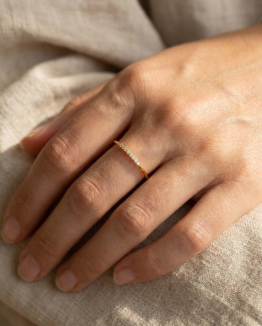 Reef pave ring