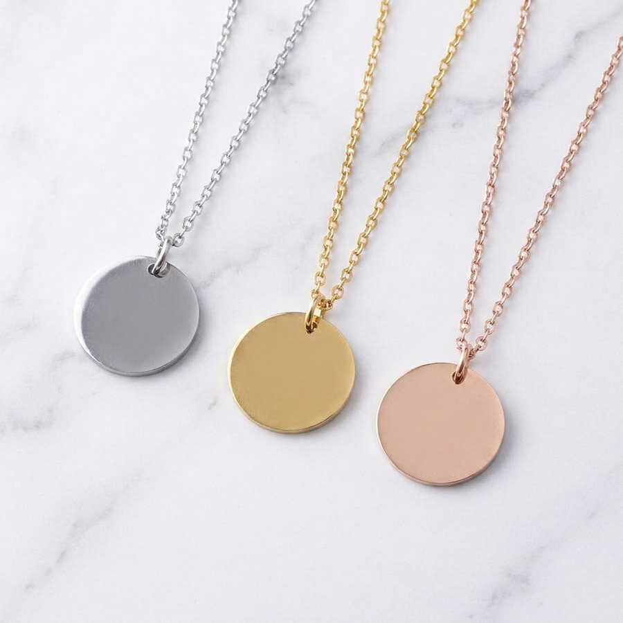Saint coin pendant